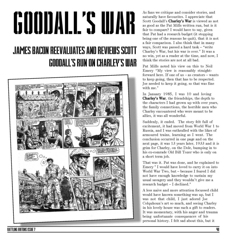 Battling Britons Issue 7 - Goodall's War