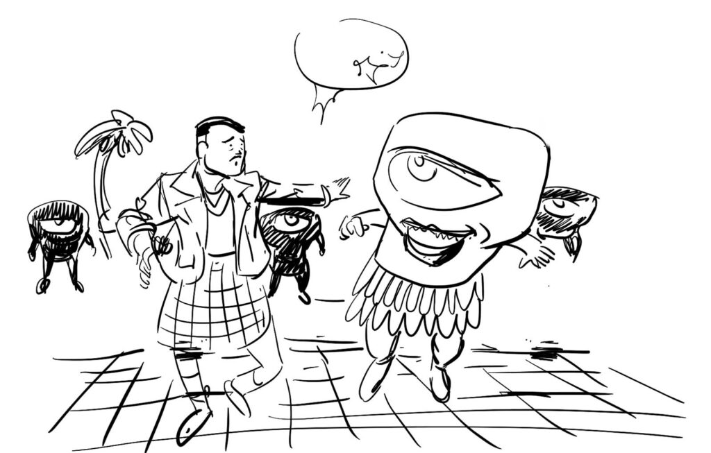 Doctor Who - "Dance 'Til You Drop" Storyboard by Mike Collins