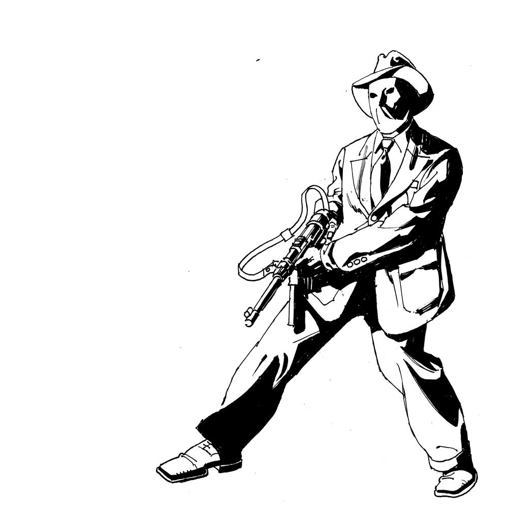 Commando - V for Vengeance Character Design by Alberto Saichann © DC Thomson