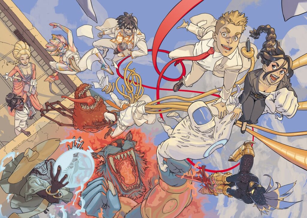 Afterlife Inc. by Jon Lock et al - Sample Art