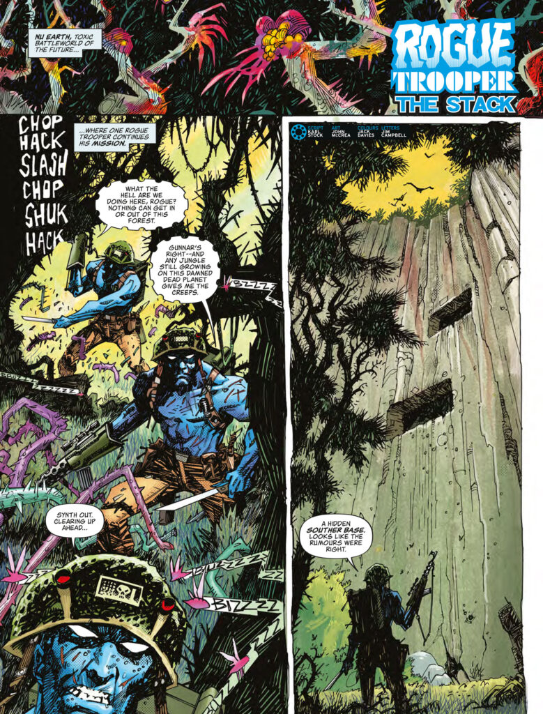 2000AD 2425 - ROGUE TROOPER // THE STACK by Karl Stock (Writer) John McCrea (Artist) Jack Davies (Colourist) Jim Campbell (Letterer)