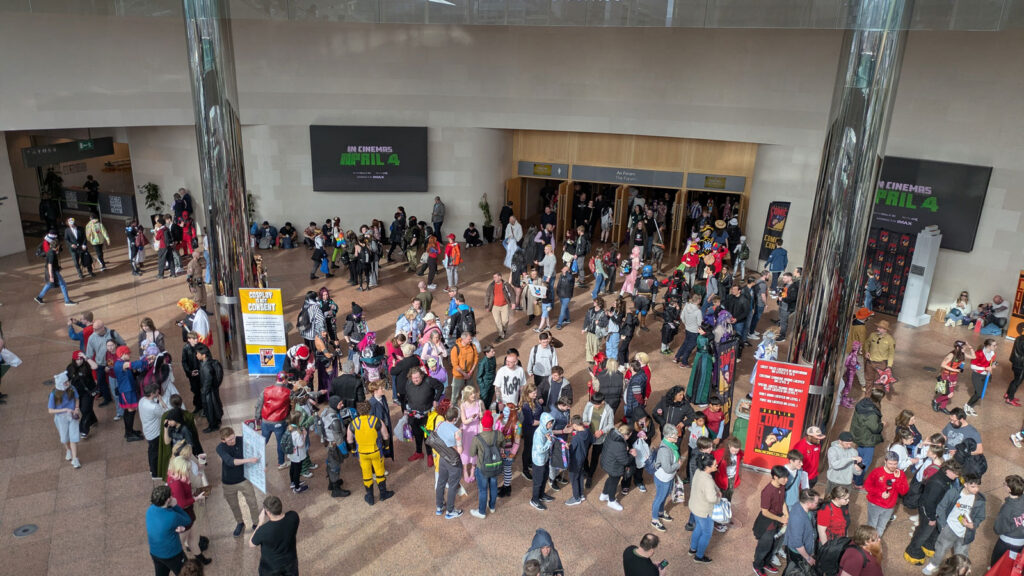 Dublin Comic Con - Spring Edition 2025 - The busy lobby | Photo: James Bacon