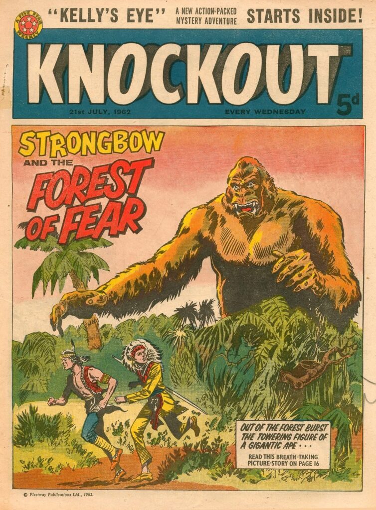 Knockout cover dated 21st July 1962, art by Eric Bradbury