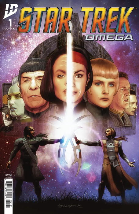 Star Trek: Omega #1 Retail Incentive Cover by Ángel Unzueta