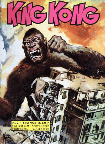 King Kong No. 2 - "Le monstre contre le monde entie" - 1972 reprint of Mytek the Mighty