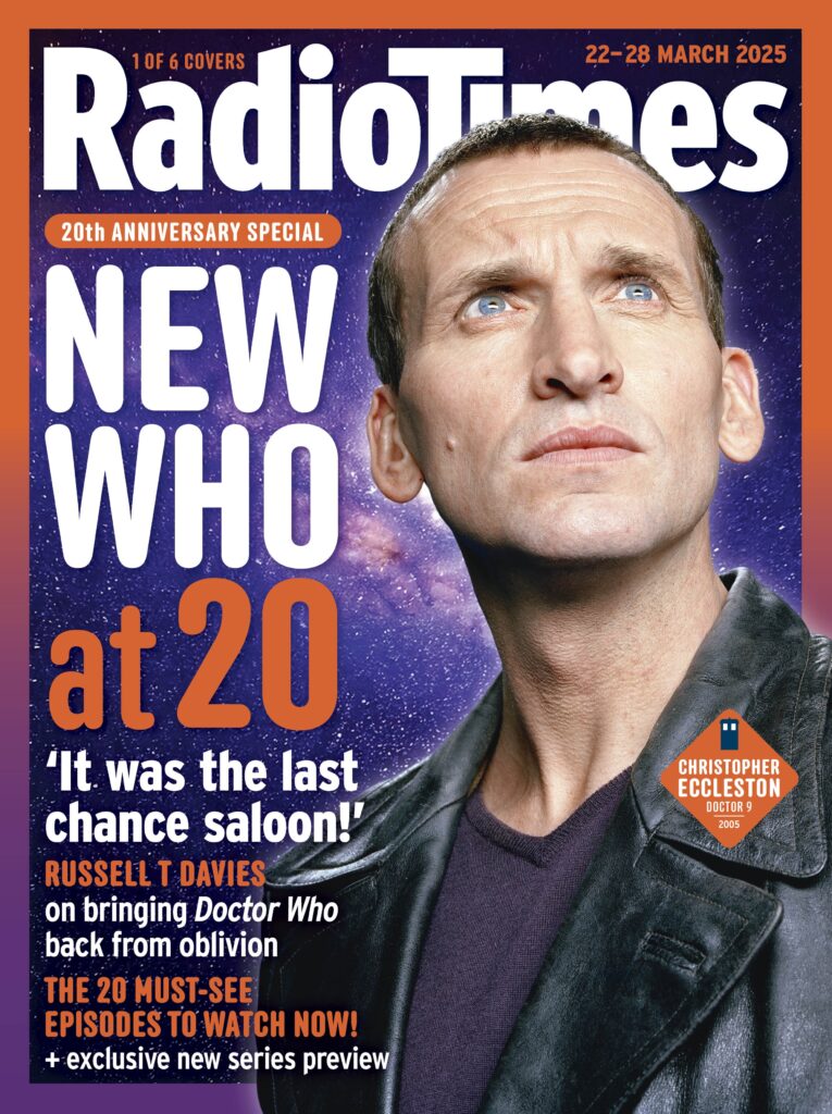 Radio Times cover dated 22nd – 28th March 2025 - Christopher Eccleston Cover
