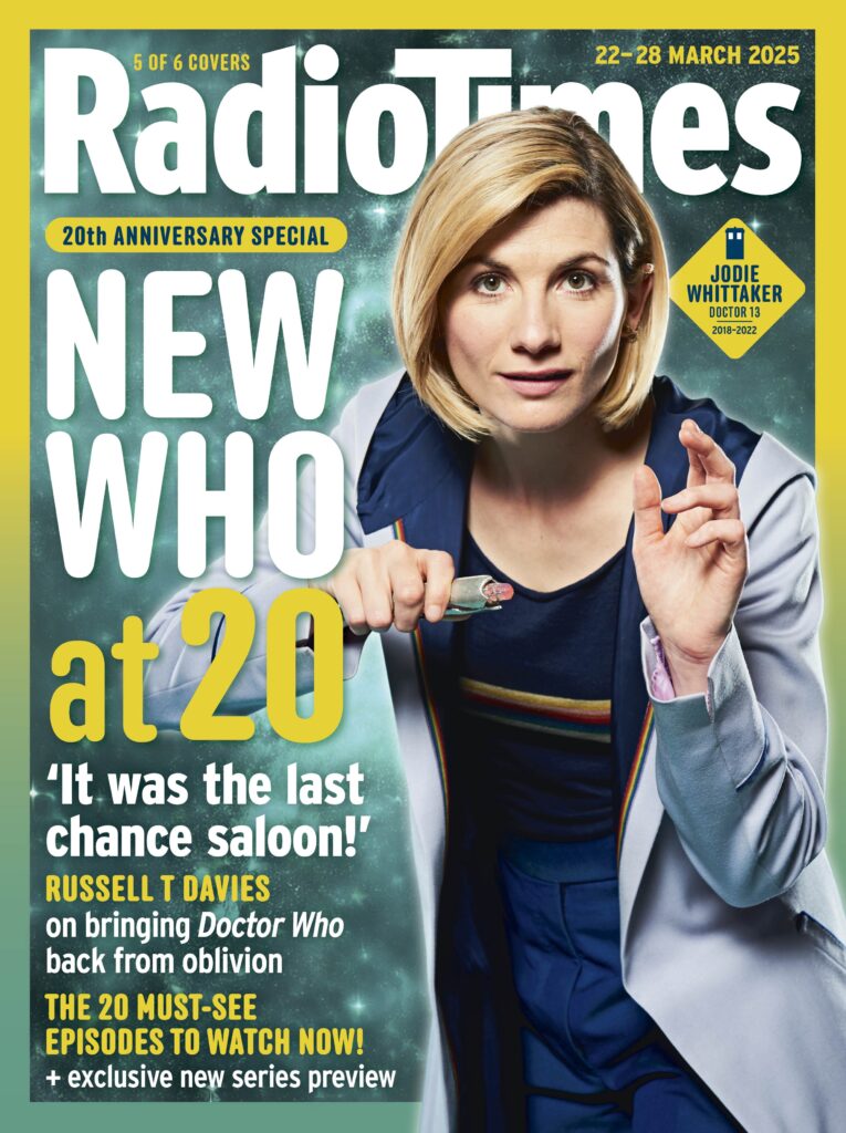 Radio Times cover dated 22nd – 28th March 2025 - Jodie Whittaker Cover