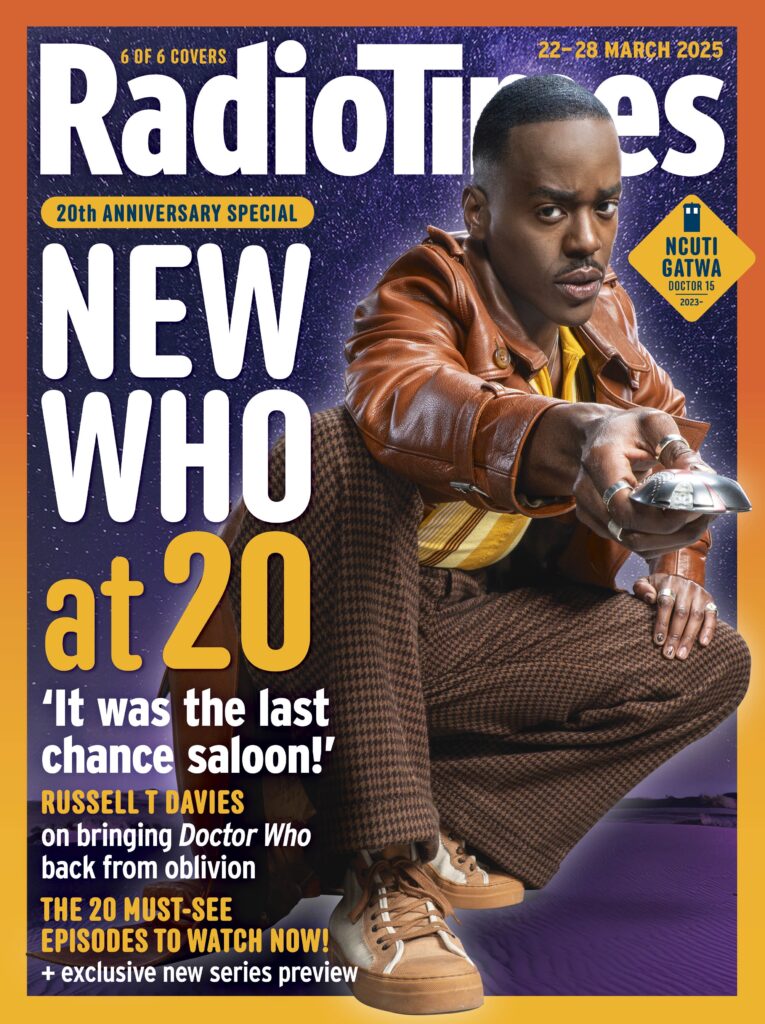 Radio Times cover dated 22nd – 28th March 2025 - Ncuti Gatwa Cover