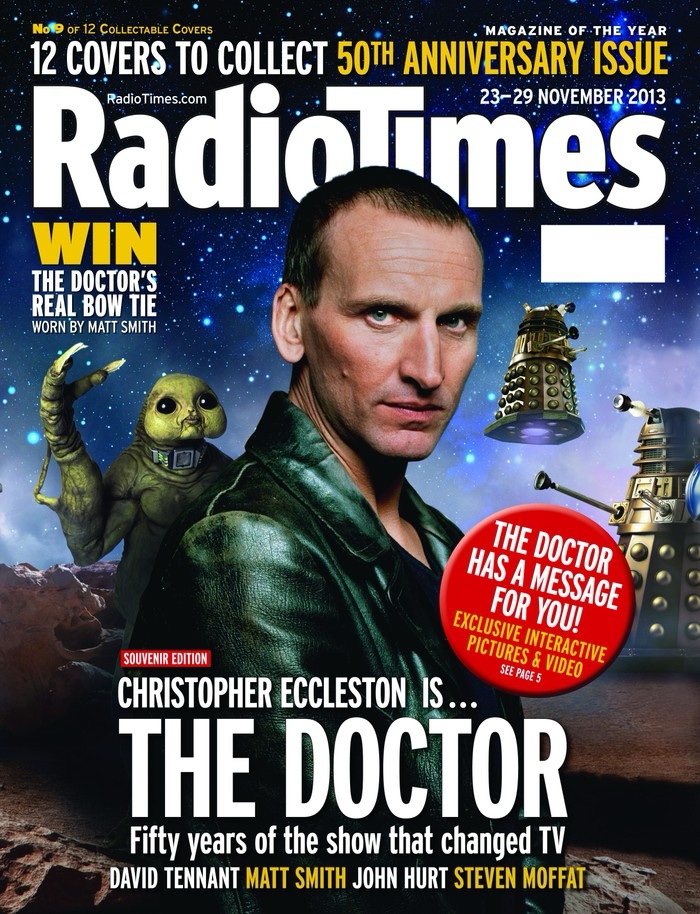 Radio Times cover dated November 23rd - 29th 2013 featuring Doctor Who