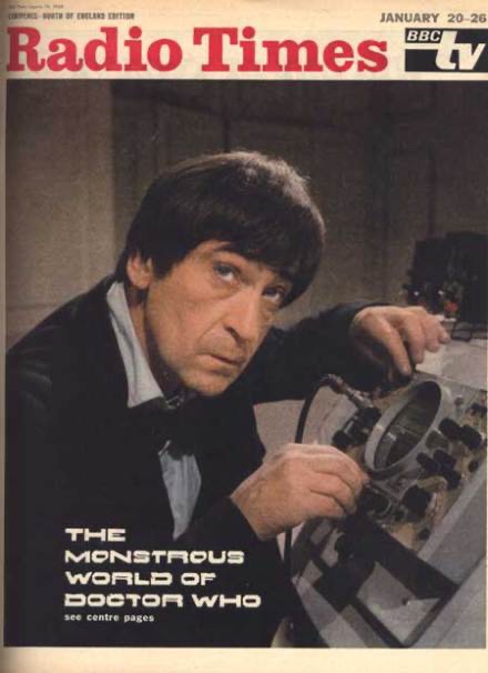 Radio Times cover dated January 20 -26th 1968 featuring Doctor Who - Patrick Troughton cover