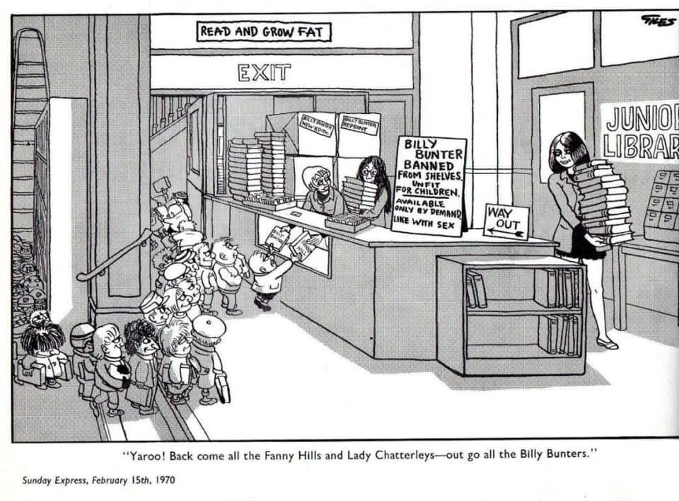 Giles - 15th February 1970 - Billy Bunter Ban Commentary