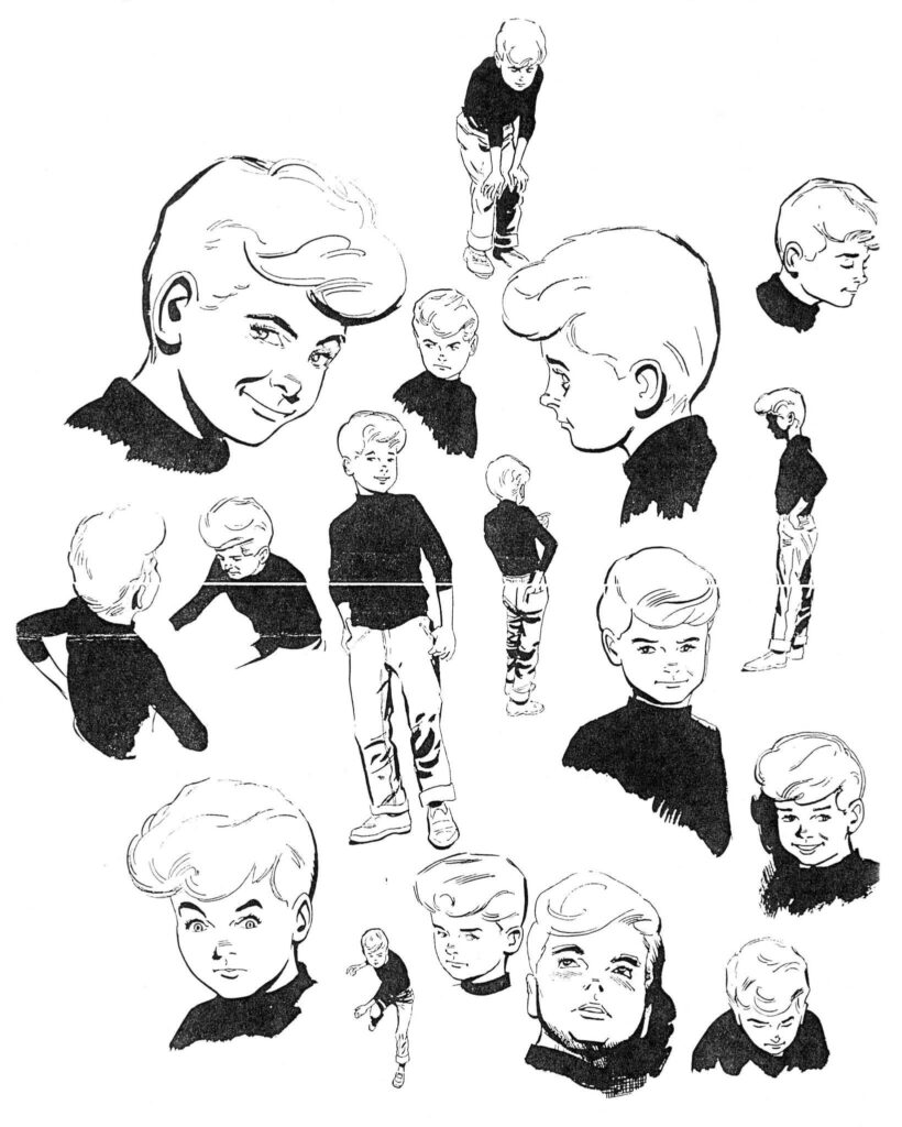 Jonny Quest character design by Alex Toth