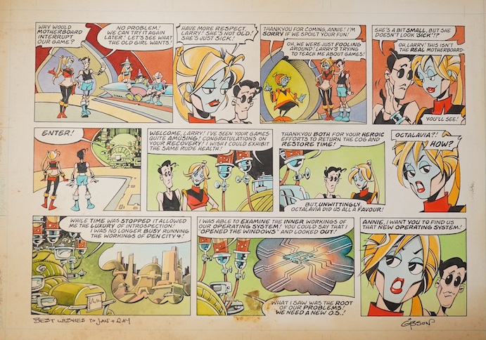 Annie Droid by Ian Gibson (The Times, 1998)