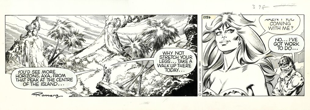 "Axa" (#1754), by Enric Badia Romero from the story "The Castaway", first published in 1984