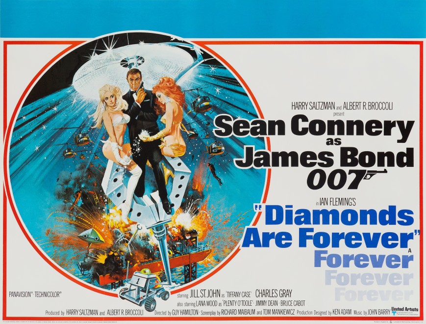 James Bond: Diamonds are Forever - art by Robert E. McGinnis