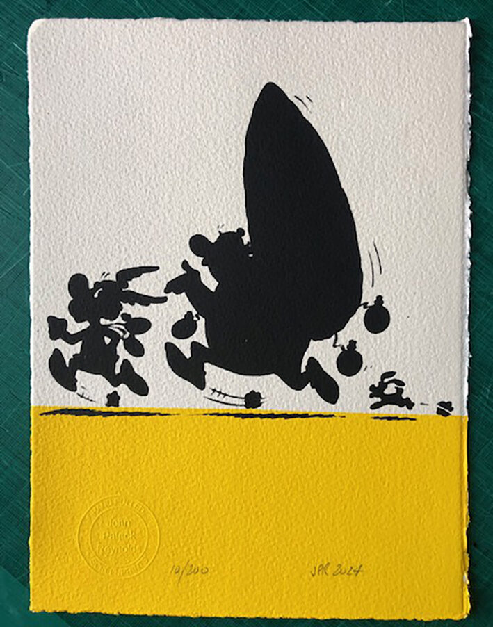 John Patrick Reynolds Screenprints 2025 - Asterix