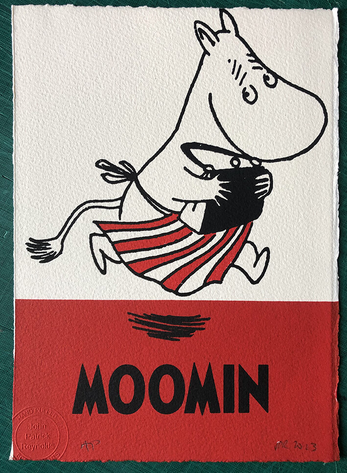 John Patrick Reynolds Screenprints 2025 - Moomins