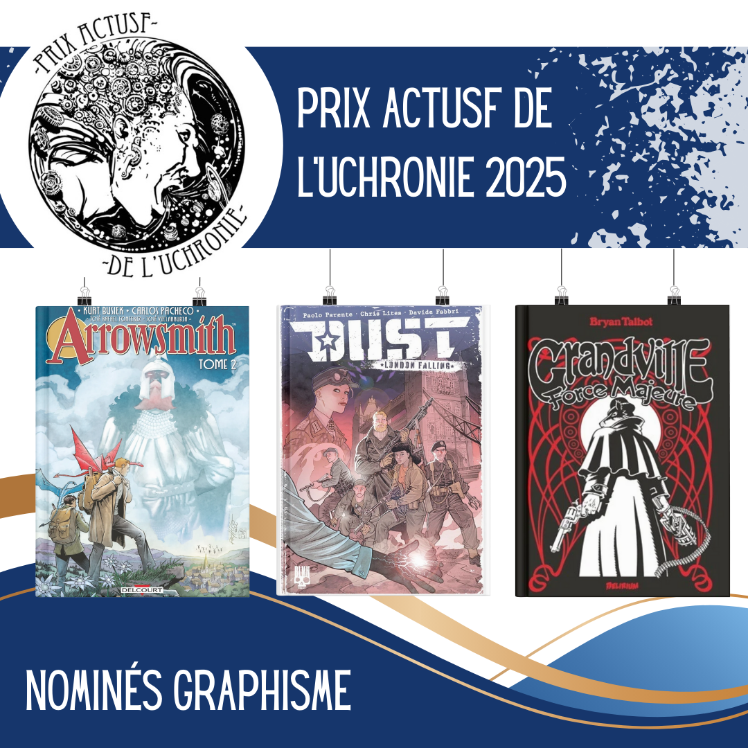 Prix ActuSF de l’Uchronie announces 2025 nominees, including Grandville by Bryan Talbot