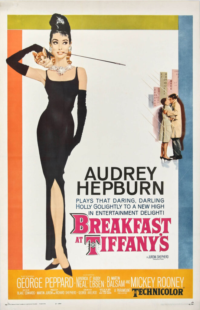 Breakfast at Tiffany’s Film Poster by Robert E. McGinnis