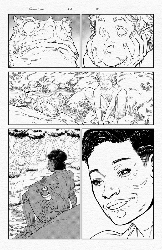 Tyrant Fall #3 Preview Page - art by Max Davenport