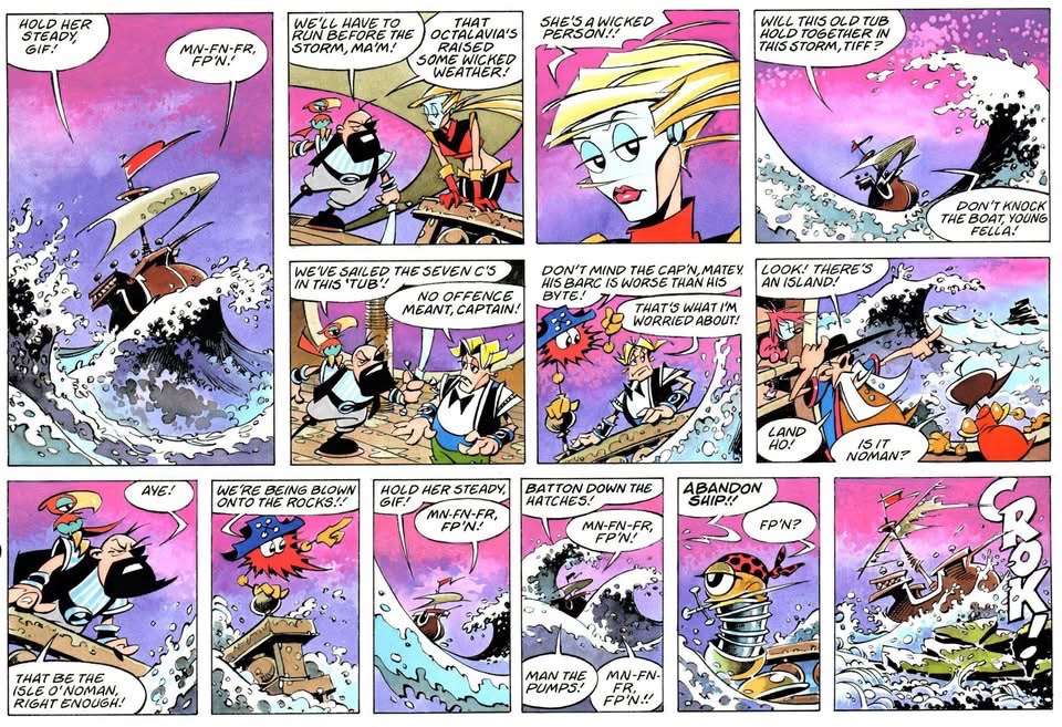 Annie Droid by Ian Gibson for The Times