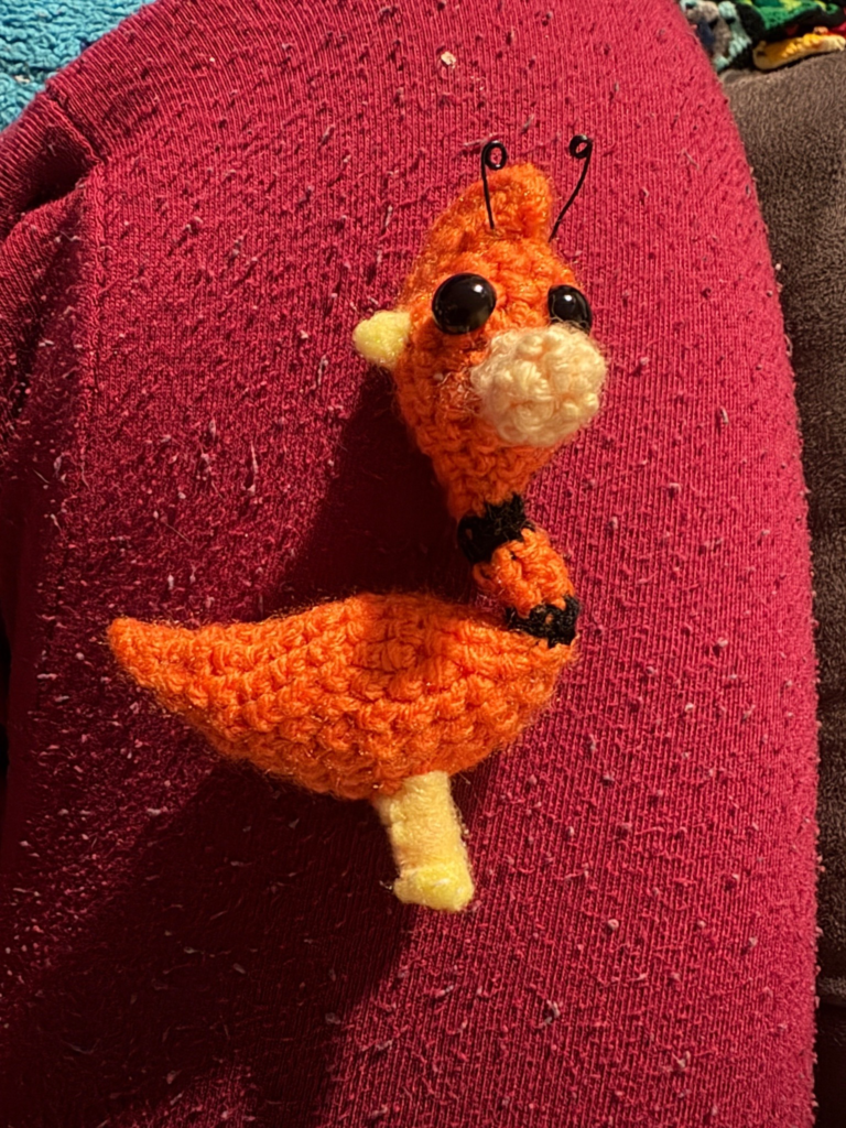 Dugga Doo, crocheted by “The Creative Bookworm” https://bookwormscififan.tumblr.com/