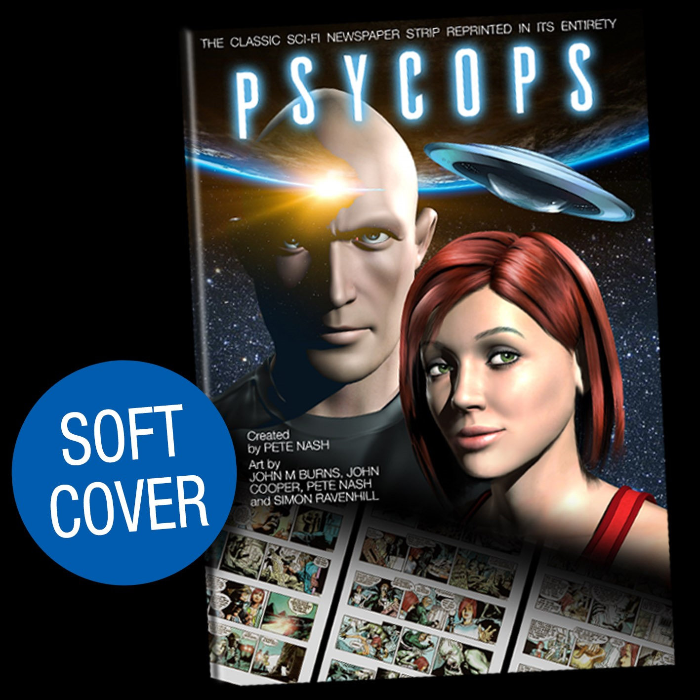 Psycops collection featuring art by John Cooper, John M. Burns, close to sell out