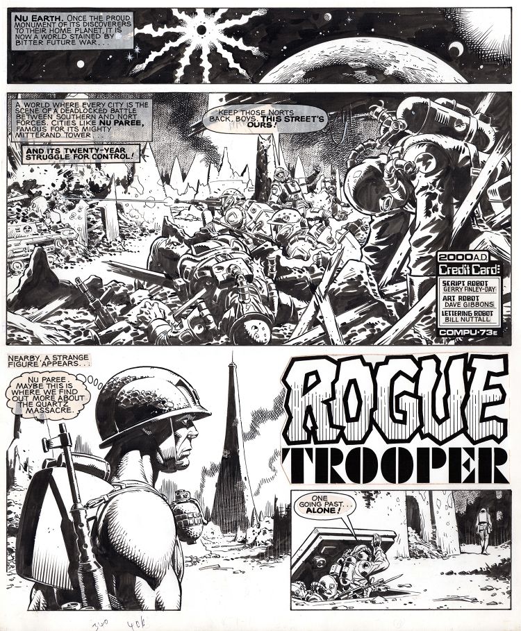 The 2000AD Art of Dave Gibbons (Apex Edition) By Dave Gibbons Out: 11th November 2026 Hardcover | 128 pages ISBN: 978-9781837869657 (Slipcase) | 978-9781837867615 (Hardcover)
