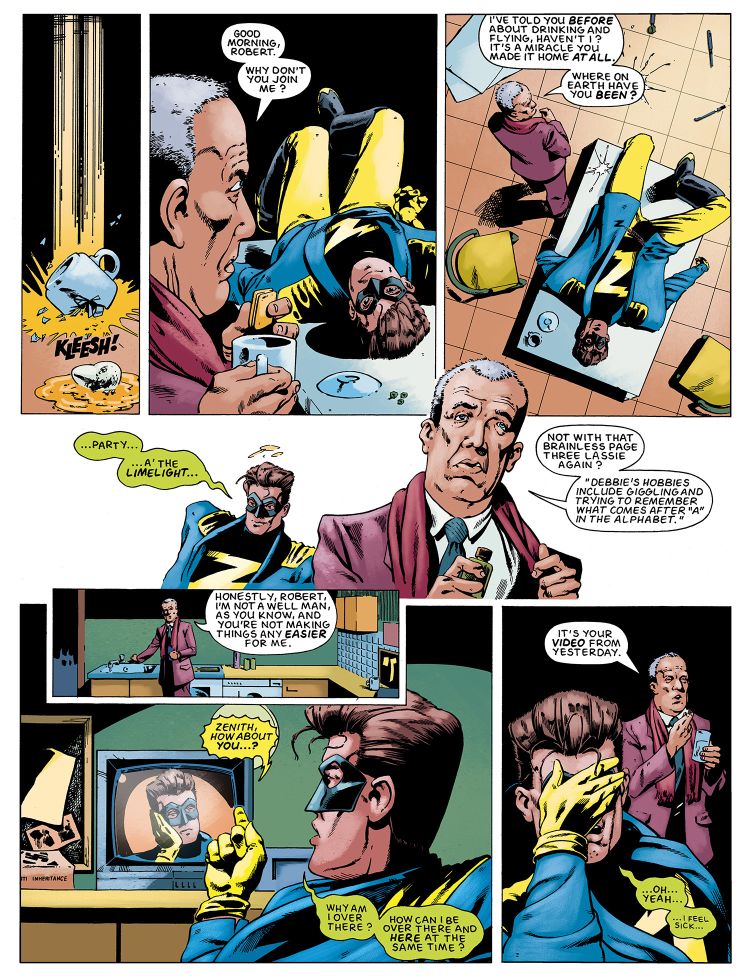 Zenith: Full Colour Omnibus Edition
By Grant Morrison (Writer), Steve Yeowell, JP Jordan (Artists)
Out: 2nd December 2026
Hardcover | 352 pages
ISBN: 978-1837868407 (Regular Hardcover) | 978-1837868414 (Webshop Exclusive Edition)