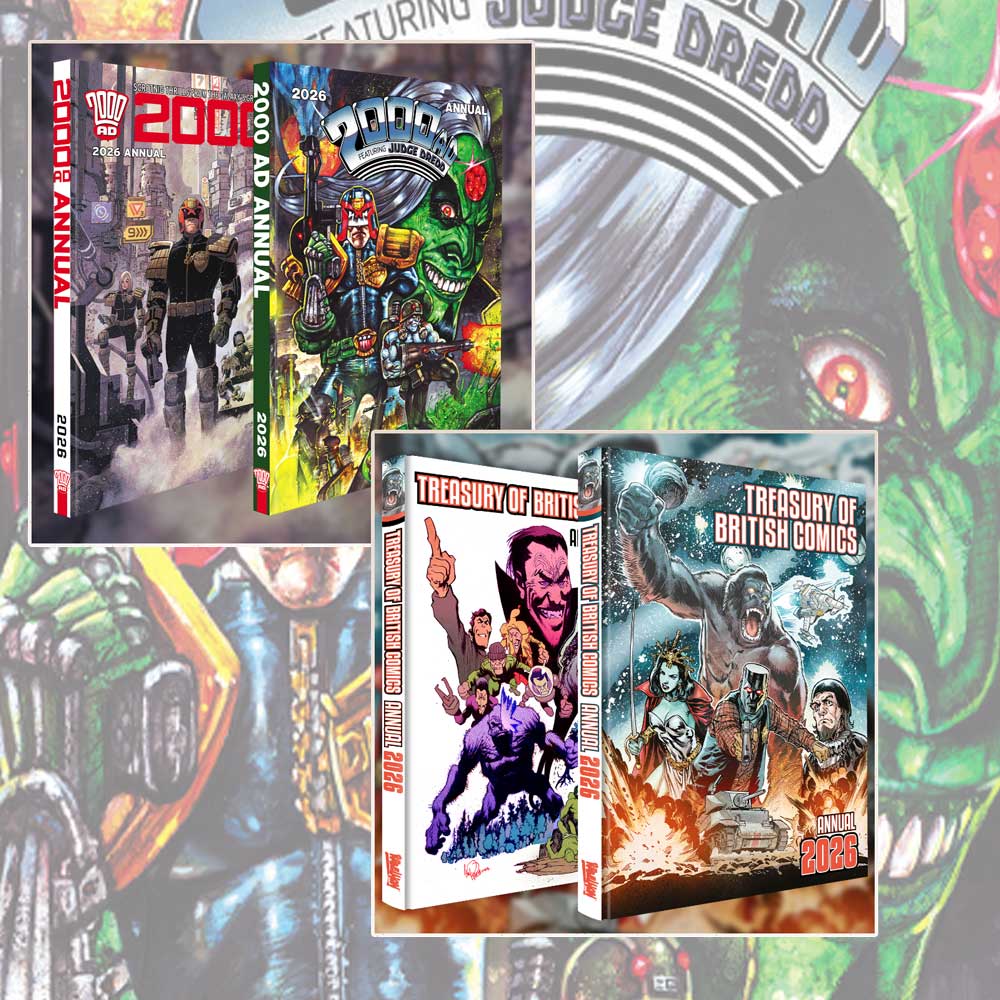 2000AD and The Treasury of British Comics Annuals - 2026