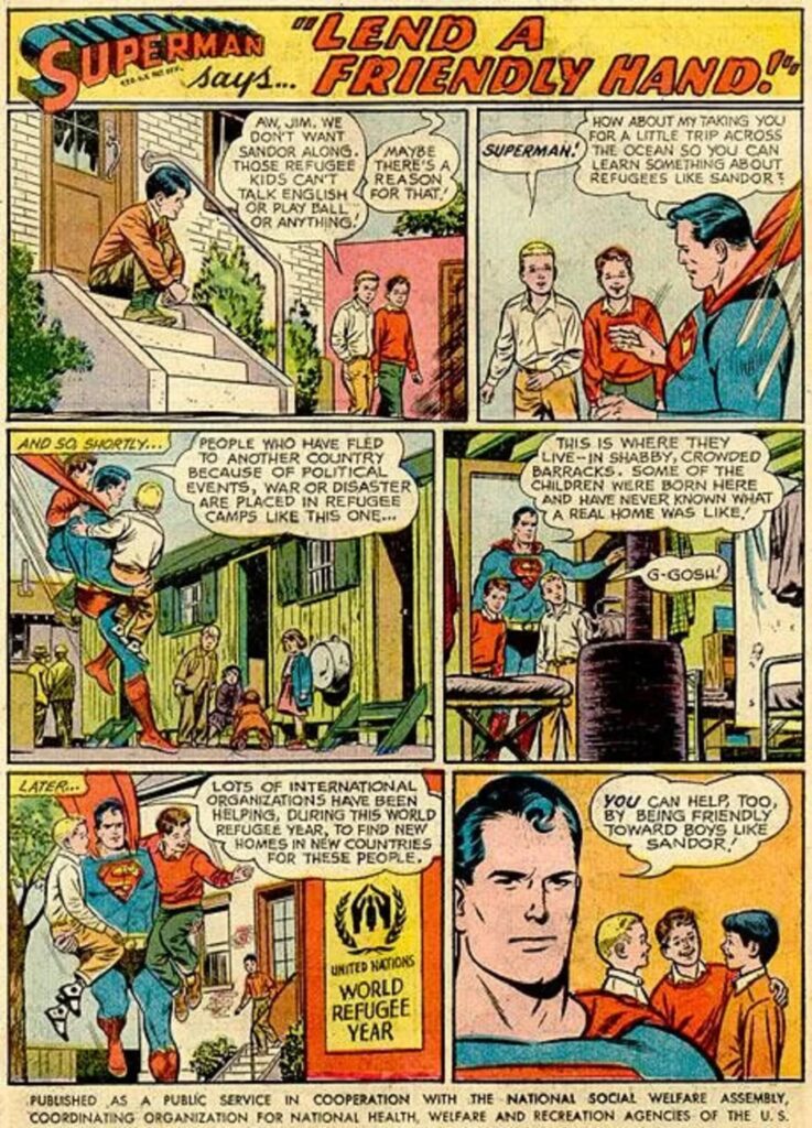 National Social Welfare Assembly Comics Project: Superman advocates tolerance and inclusion 