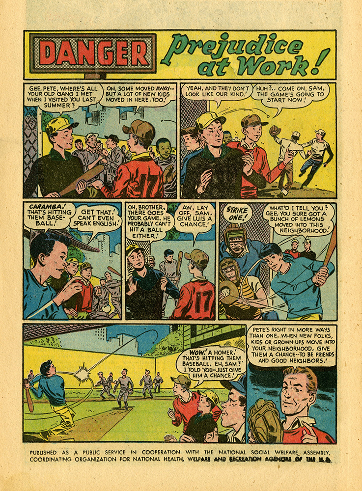 Danger: Prejudice at Work!
Photo: Adventure Comics: no.240 SEP 1957
Virginia Commonwealth University Libraries