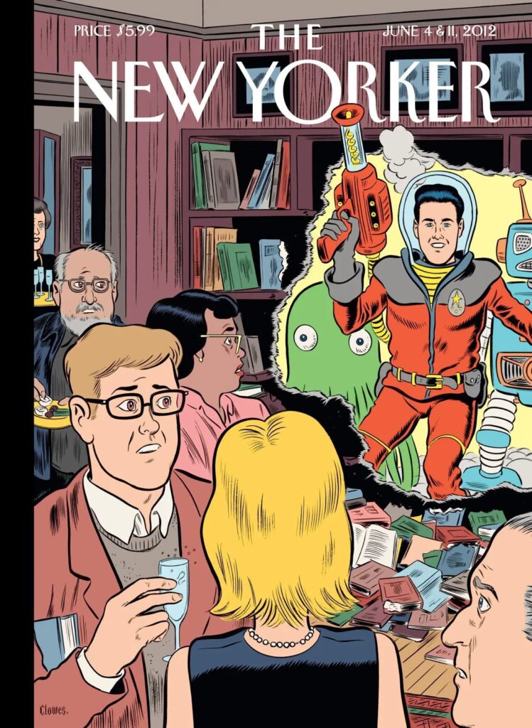 The New Yorker, 4th – 11th June 2012 - cover by Daniel Clowes