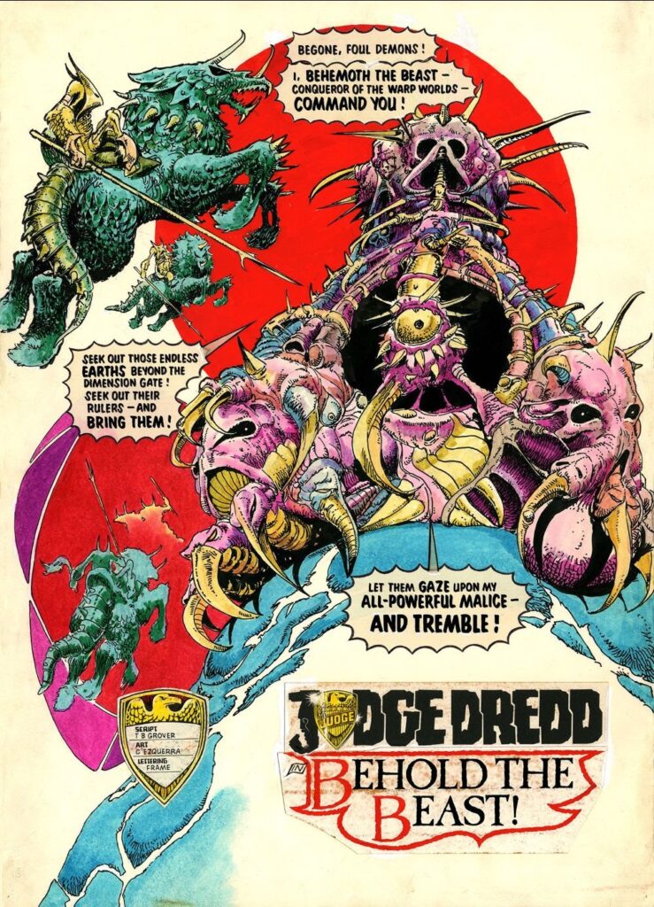 Judge Dredd by Carlos Ezquerra Apex Edition - Sample Page