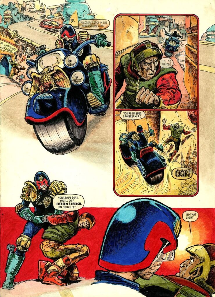 Judge Dredd by Carlos Ezquerra Apex Edition - Sample Page