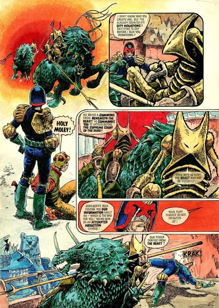Judge Dredd by Carlos Ezquerra Apex Edition - Sample Page