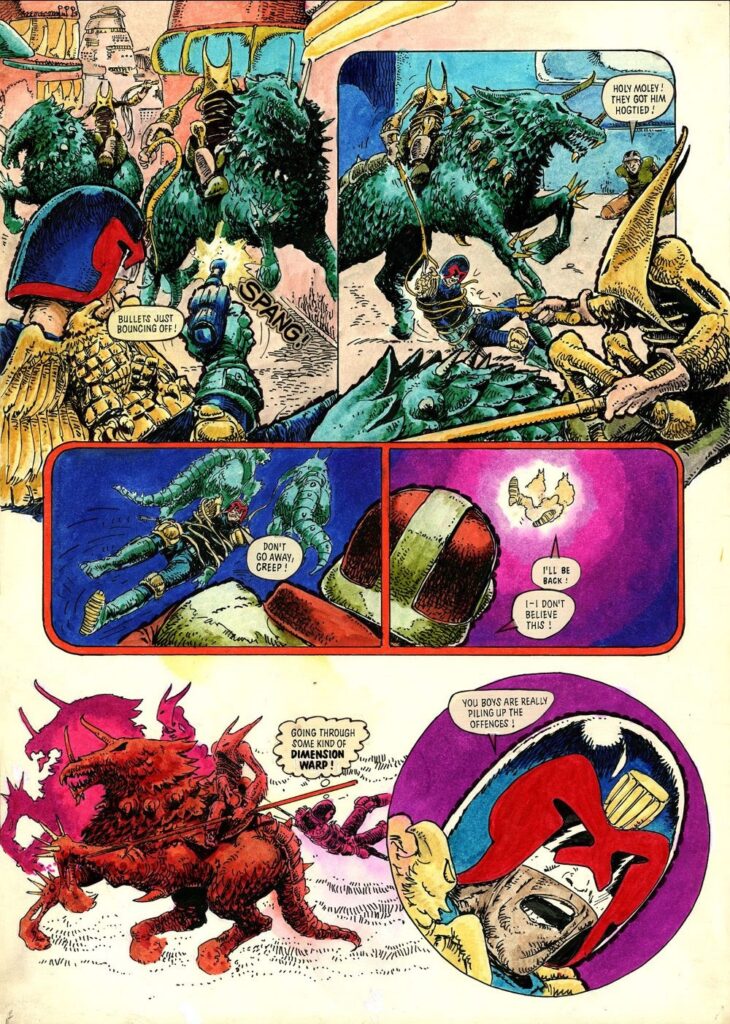 Judge Dredd by Carlos Ezquerra Apex Edition - Sample Page