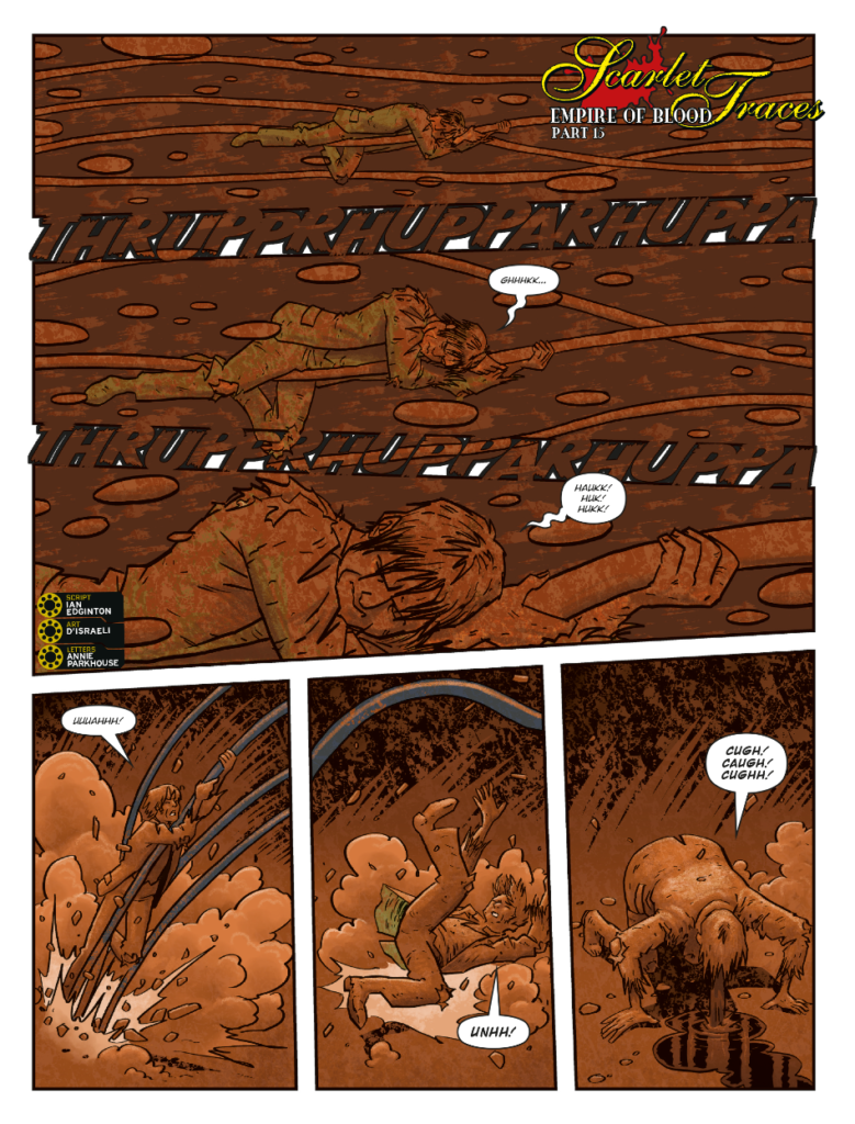 2000AD Prog 2446 - SCARLET TRACES // EMPIRE OF BLOOD 
by Ian Edginton (Writer) D'Israeli (Artist) Annie Parkhouse (Letterer)