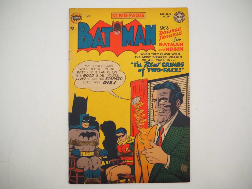 Batman #68 (1951 - DC) - Cover art by Win Mortimer featuring Two-Face