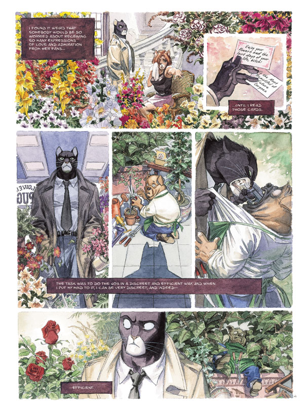 Blacksad Volume One (Dark Horse) - Sample Art
