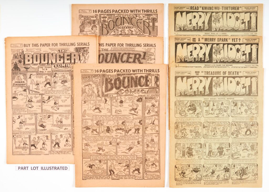 Bouncer (1939 Target Publ.) 2, 3, 5-9 with Merry Midget (1931) 2, 3, 5-14