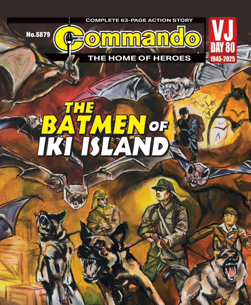 Commando 5879 (Home of Heroes): The Batmen of Iki Island
Story: Damien de Sousa | Art: Vicente Alcazar | Cover: Simon Pritchard