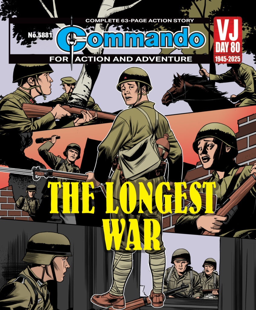 Commando 5881 (For Action and Adventure): The Longest War
Story: Paul Cornell | Art and Cover: Steve Yeowell