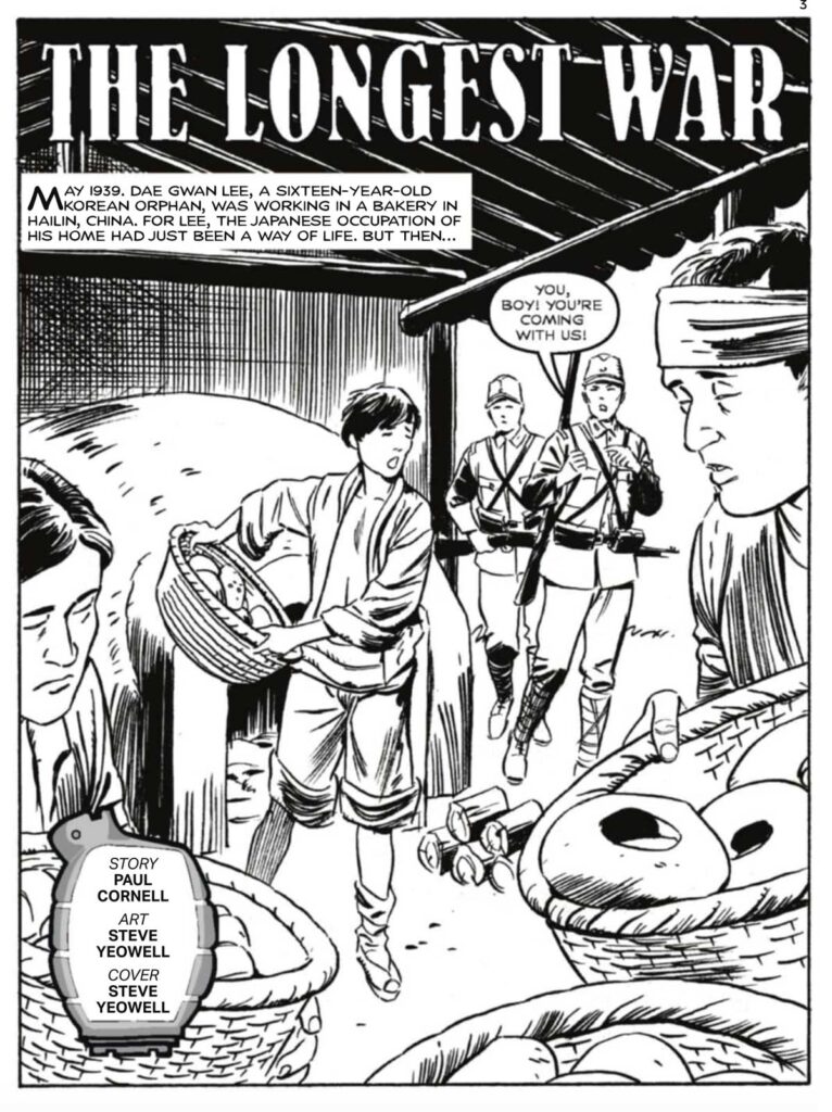 Commando 5881 (For Action and Adventure): The Longest War Story: Paul Cornell | Art and Cover: Steve Yeowell