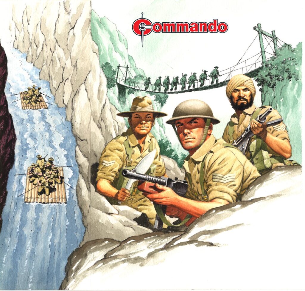 Commando 5882 (Silver): Three Angry Men Story: Ian Clark | Art: Manuel Benet | Cover: Ian Kennedy First published 1995 as No. 2880