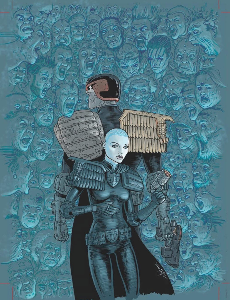 2000AD cover art by Dave Taylor
