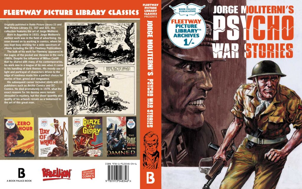 Fleetway Picture Library Classics: Jorge Luis Moliterni’s Psycho War Stories - Full Cover