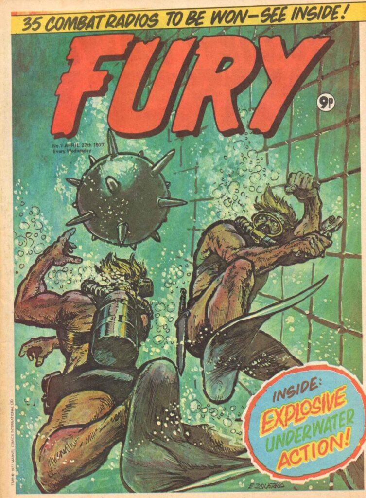 Fury #7 - cover by Carlos Ezquerra