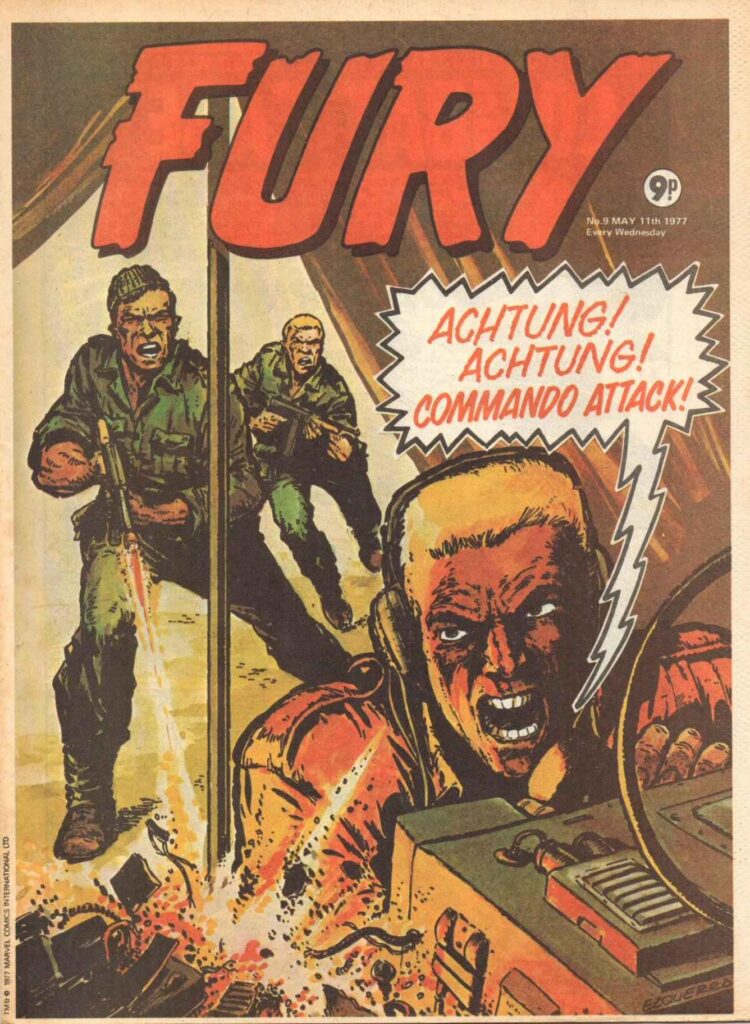 Fury #9 - cover by Carlos Ezquerra
