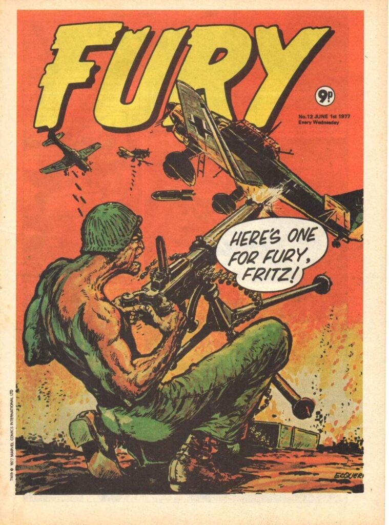 Fury #12 - cover by Carlos Ezquerra